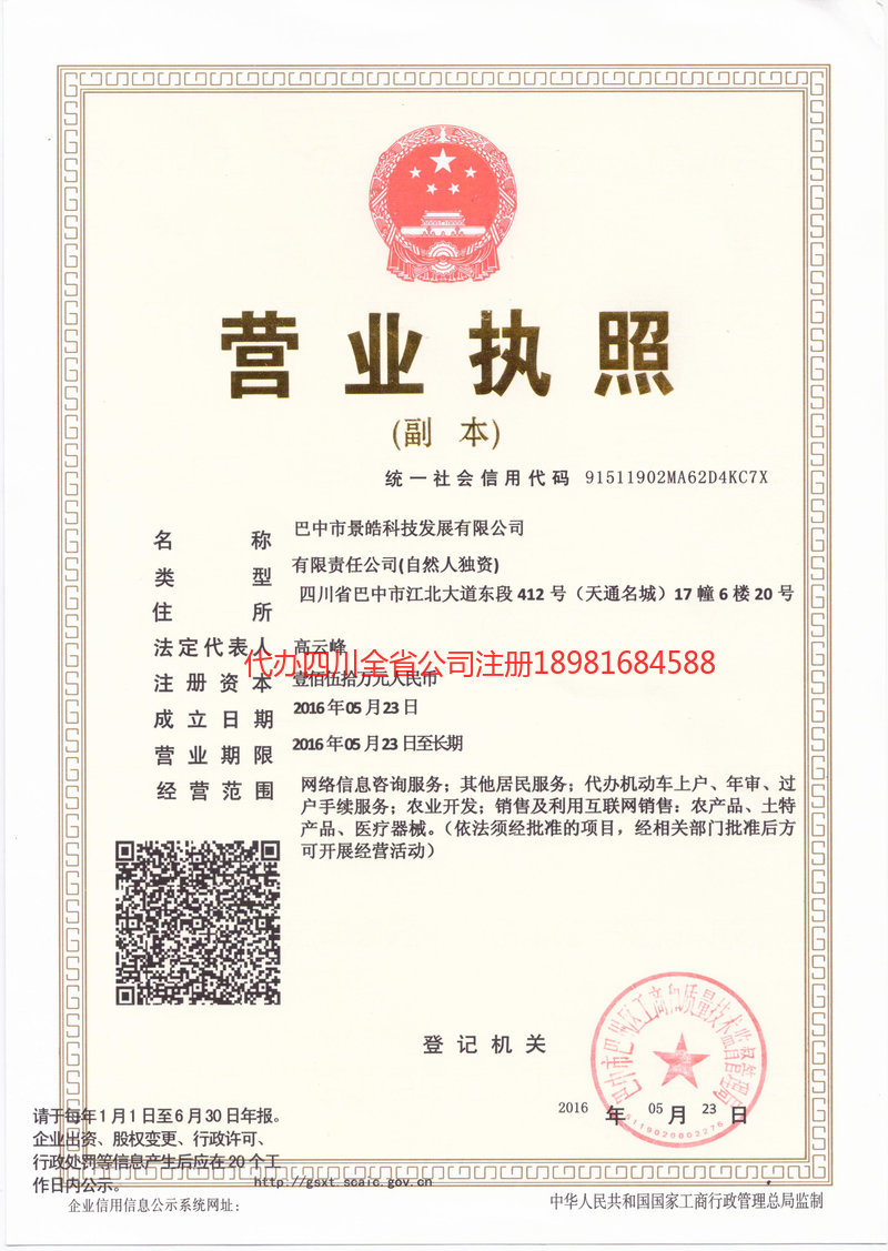 蓬溪蓬溪景皓科技发展有限公司